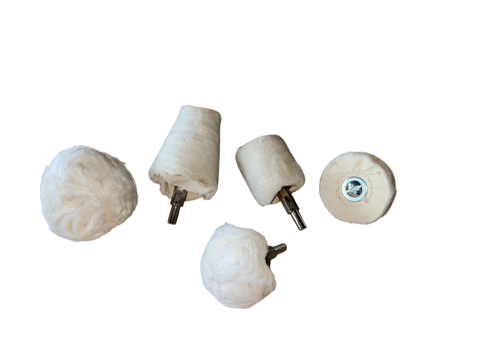 5 PIECE COTTON POLISHING TOOLS